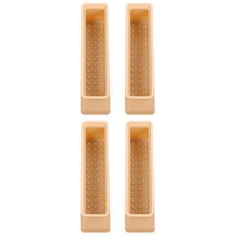 Feltrini In Silicone Per Gambe Di Mobili Per La Protezione Del Pavimento Beige - Foto 1