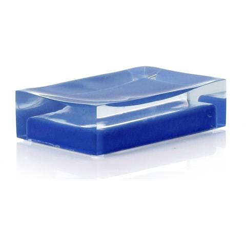 Portasapone D'appoggio In Resina Ra11 Serie Rainbow Blu - Foto 1