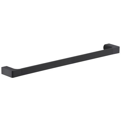 Portasalviette 60 Cm Da Muro In Ottone E Cromall Pi21-60 Serie Pirenei Nero Opaco - Foto 1