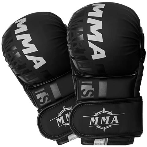 Guanti Da Boxe Mezze Dita - Allenamento Mma, Sparring, Sacco Da Boxe E Kickboxing Black S - Foto 1
