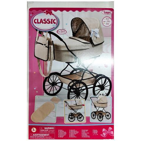 Carrozzina Per Bambole Beige - Foto 1