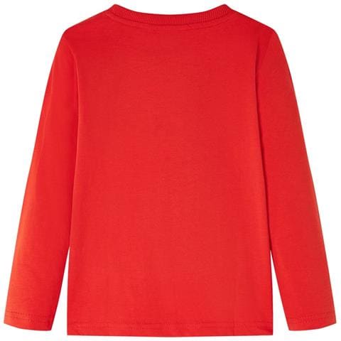 Maglietta per Bambini a Maniche Lunghe Rossa 92 - Foto 2