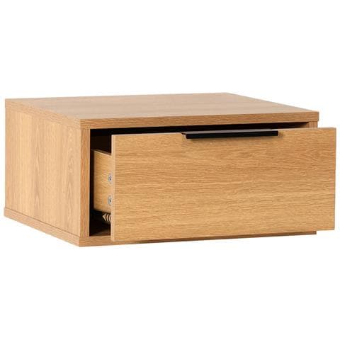 Set Di 2 Comodini Sospes Auri 1 Cassetti Effetto Rovere - Foto 2