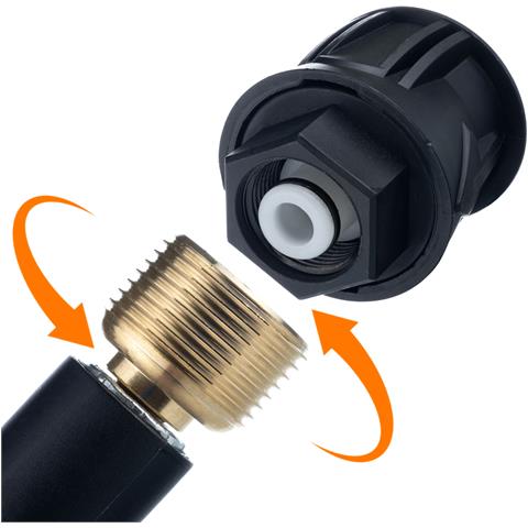 Tubo Alta Pressione 15m Qc Lavor - Click Connect, Nylon, Pvc | Max 200 Bar, 60°c | Compatibile Con Idropulitrici Lavor - Foto 2