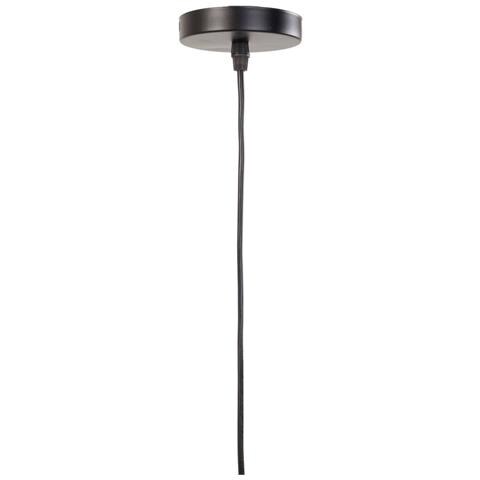 Plafoniera In Metallo Nero 11,5x11,5x41/110h - Foto 2