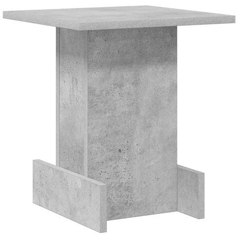 Tavolino Grigio cemento 35,5 x 35 x 40 cm Legno multistrato - Foto 1