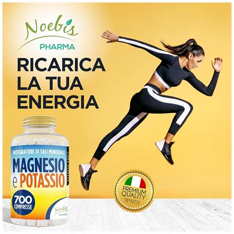 Magnesio e Potassio 700 Compresse - Citrato di Magnesio e Citrato di Potassio - Stanchezza, Affaticamento, Muscoli ed Equilibrio Elettrolitico (Confezione quadrupla) - Foto 5
