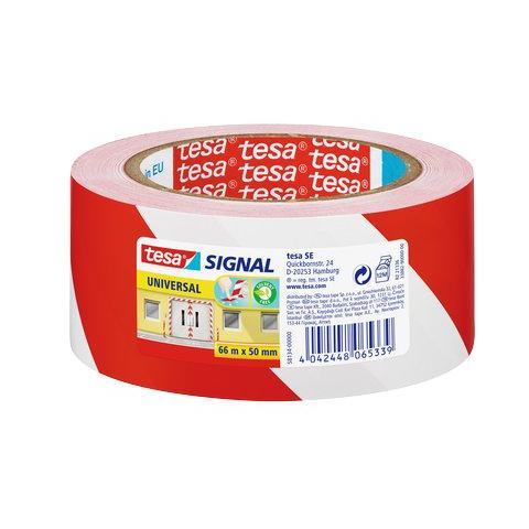 pz. 1 Nastro segn. bianco / rosso 80mmx100m Tesa 58134-00000-0 - Foto 1