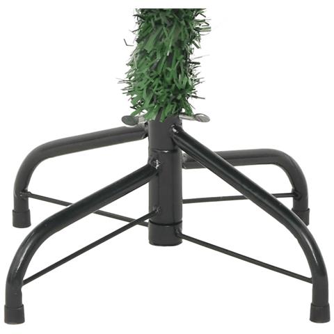 Albero Natale Artificiale con Supporto Acciaio 210 cm 910 Rami - Foto 6