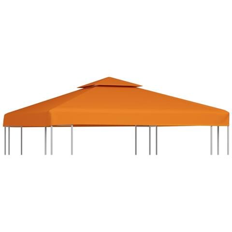 Telo di Ricambio per Gazebo 310g /m² Arancione 3x3m - Foto 1
