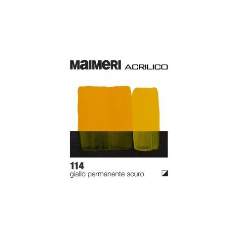 Acrilico Giallo Permanente Scuro Tubo Da 75ml. - Foto 2