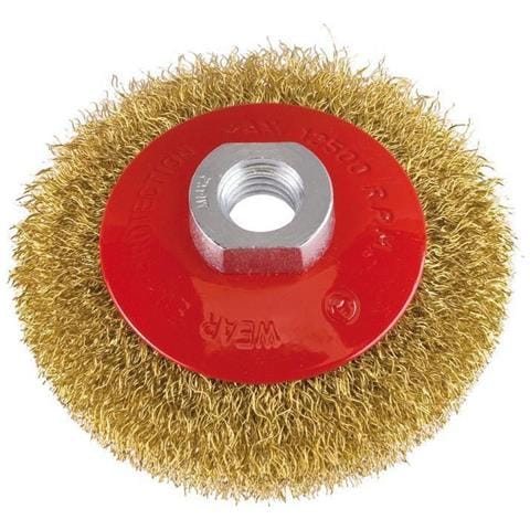 Spazzola Circolare Conica M14, Diametro 120mm - Foto 1