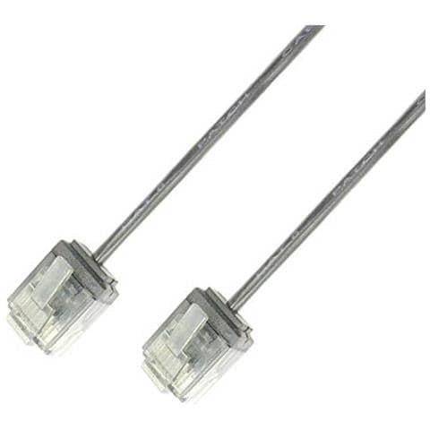 ICOC U6-SLIM-015T - Cavo di rete Patch in Rame Ultra Slim Cat. 6 Grigio UTP 1,5 m - Foto 1