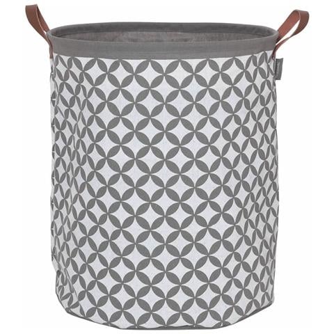 Cesto Portabiancheria Grigio Diamonds 60 L 362302012 - Foto 1