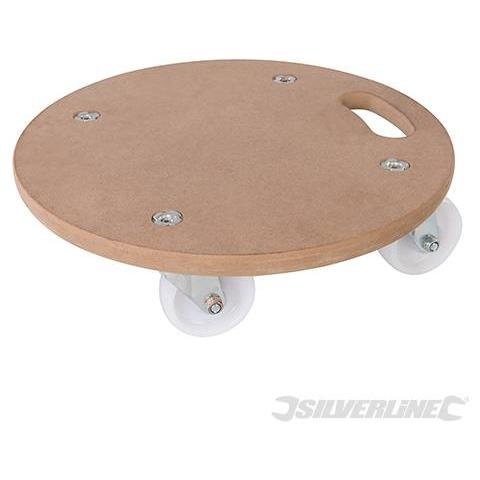 Piattaforma Carrello Trasporto Circolare A Rotelle Per Oggetti 250 Kg - Foto 1