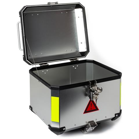 Box Bauletto Posteriore Moto Alluminio 45l Argento - Foto 2