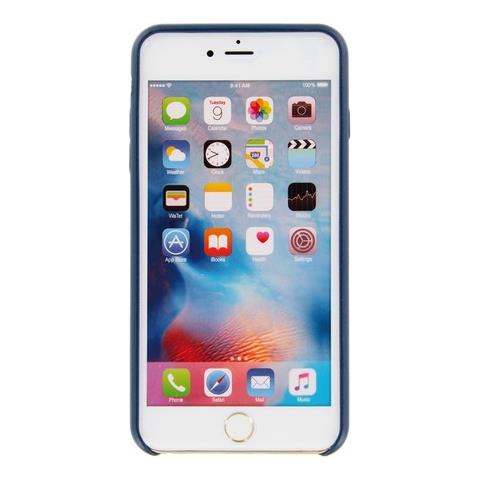 Skin, Cover In Similpelle - Apple Iphone 6 Plus / 6s Plus - Blu Scuro - Foto 2
