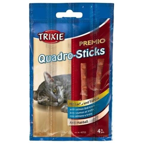 Snack Gatto Premio Quadro Sticks Al Salmone E Trota 4 Stick Da 5 Gr L'uno - Foto 2