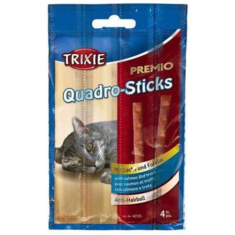 Snack Gatto Premio Quadro Sticks Al Salmone E Trota 4 Stick Da 5 Gr L'uno - Foto 1