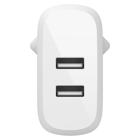 Caricabatterie WCD001VF1MWH con Due Porte USB Tipo A per Dispositivi Mobili Bianco - Foto 4