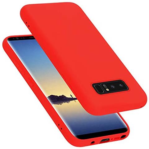 Cadorabo Custodia Compatibile Con Samsung Galaxy Note 8 In Liquid Rosso - Coperchio Protettivo In Silicone Tpu Flessibile - Foto 1