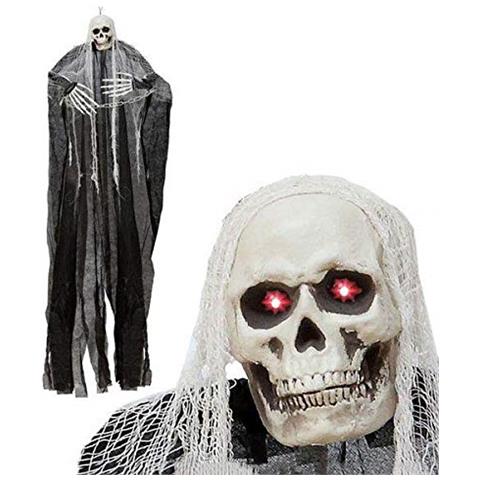 Appeso Scheletro Con Luce - Halloween, Bambole Ciondoli - Foto 1