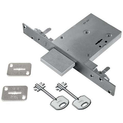 Serratura Doppia Mappa Per Porta In Ferro Triplice Trak 4 Mandate Ent. 70mm - Foto 2