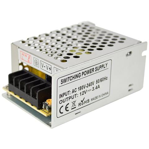 Alimentatore Switching Di Tensione St3.4a 12v 3.4a Stabilizzato Per Sistemi Di Sorveglianza - Foto 5