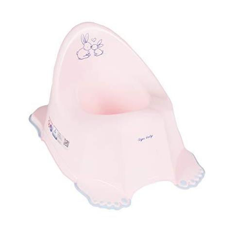 Vasino Poltroncina Toletta Del Bambino Toodler Formazione Ragazzi Seggio Sicuro Non-slip (coniglietto Rosa)  - Foto 1