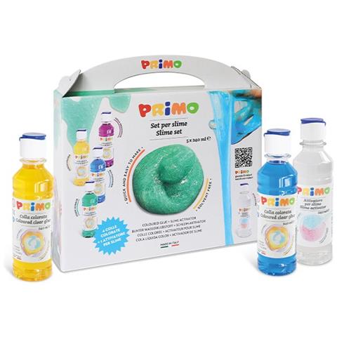 Kit Slime 4 Colle 240ml + 1atti. Ass - Foto 1