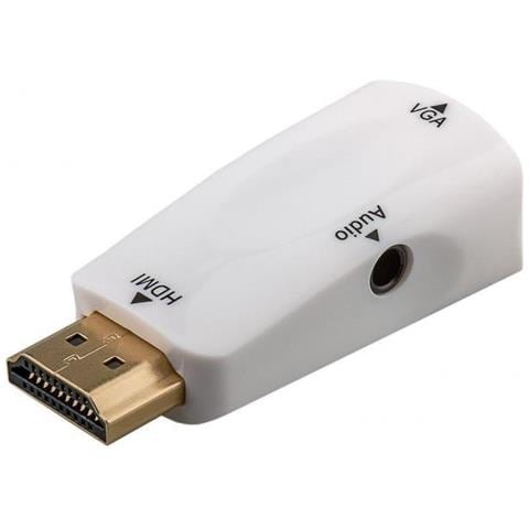 44793 cavo di interfaccia e adattatore HDMI VGA / 3.5 mm Bianco - Foto 1
