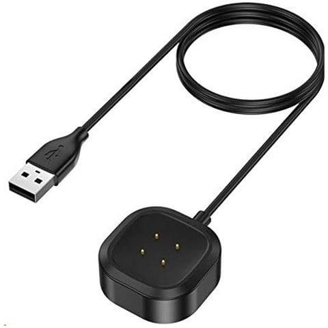 Basetta Caricabatterie Originale Usb Per Fitbit Versa 3 - Sense Black - Foto 2