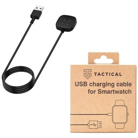 Basetta Caricabatterie Originale Usb Per Fitbit Versa 3 - Sense Black - Foto 1