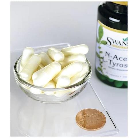 N-acetil L-tirosina 350 Mg 60 Capsule Swanson Health Products - Foto 2