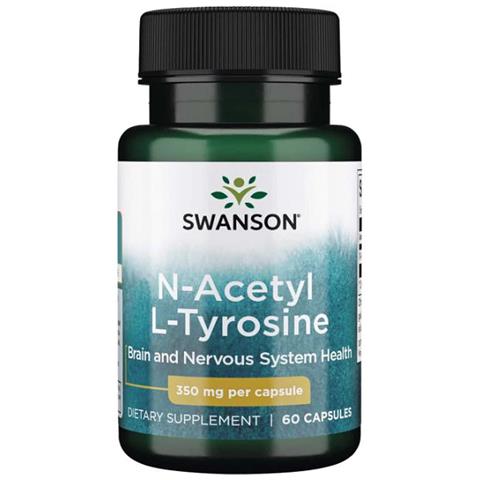 N-acetil L-tirosina 350 Mg 60 Capsule Swanson Health Products - Foto 1