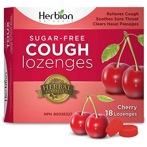 Pastiglie Per La Tosse Senza Zucchero Con Aroma Naturale Di Ciliegia, 18 Pastiglie - Allevia La Tosse E La Congestione Nasale; Lenisce Il Mal Di Gola; Per Adulti E Bambini Dai 12 Anni In Su - Foto 1