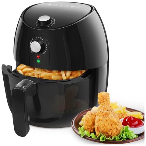 Fr-9073 Friggitrice Ad Aria Digitale 9 L 1800w 12 Programmi Nera - Foto 2