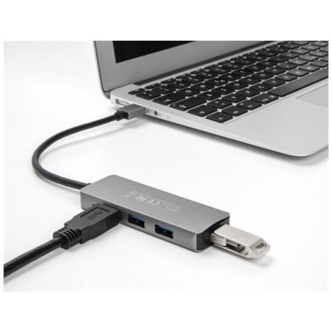 Hub a 4 Porte USB 5 Gbps con Connettore USB Tipo-A - Porte USB Tipo-A Laterali - Foto 2