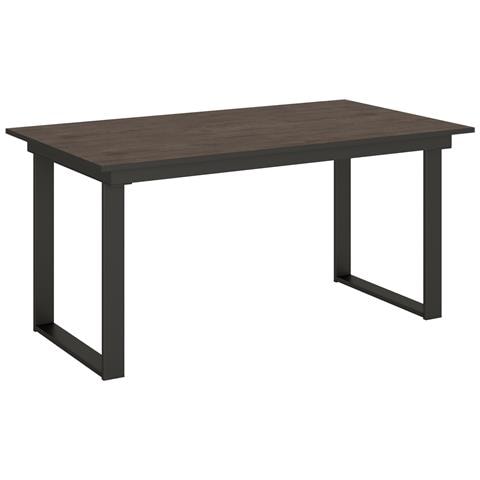 Tavolo Allungabile 90x160/220 Cm Bandos Telaio Antracite - Noce - Foto 6