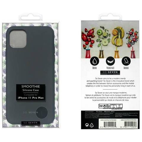 Cover Per Iphone 11 Pro Max Smoothie, Nero - Foto 2