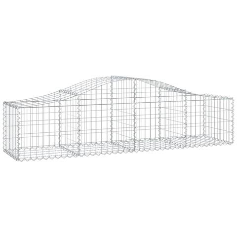 Cesto Gabbione Ad Arco 200x50x40/60 Cm Ferro Zincato - Foto 1
