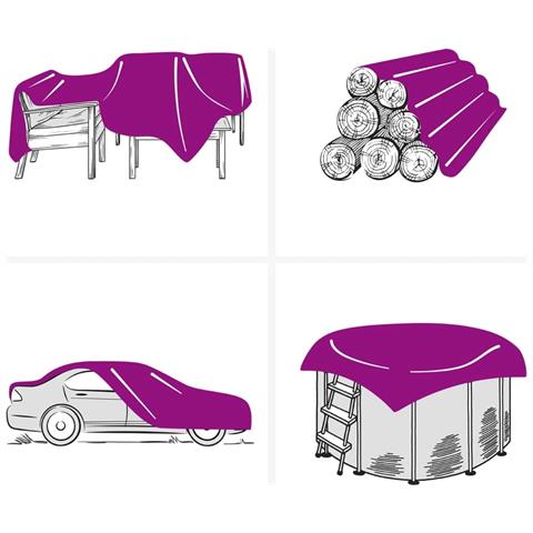 Telone Antracite 4x4 m 650 g /m² - Foto 10