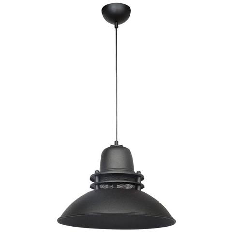 Lampada A Sospensione Tibet Asz0871 Nera Stile Industriale - Foto 2