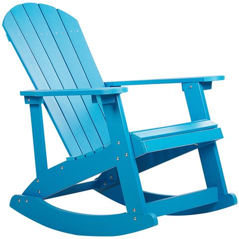 Sedia A Dondolo Blu Adirondack - Foto 7