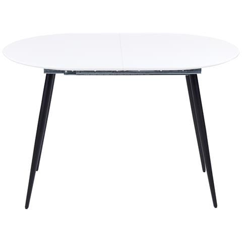 Tavolo Da Pranzo Estensibile Staverton Bianco 120/160 Cm 80 Cm - Foto 2