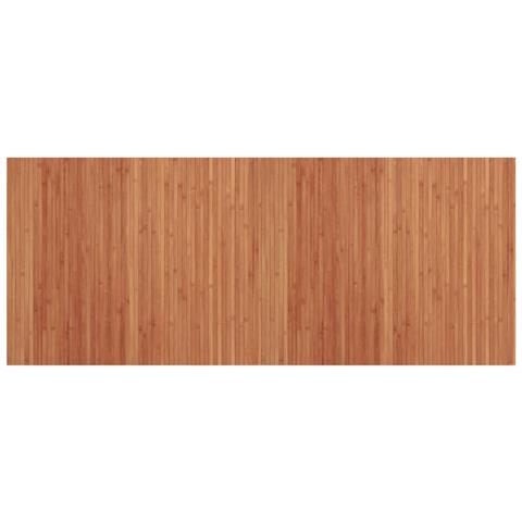Tappeto Rettangolare Marrone 80x200 Cm In Bambù - Foto 2