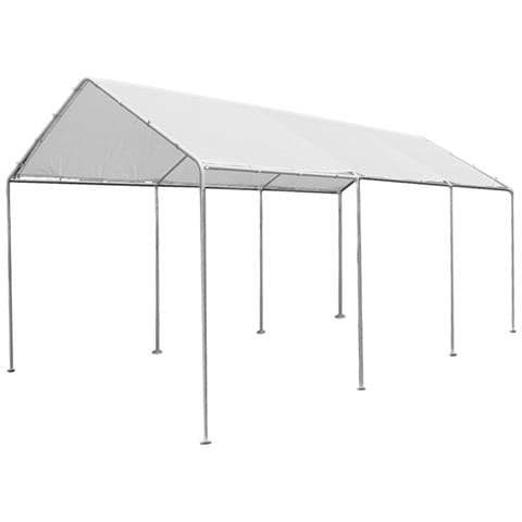 Gazebo Da Esterno 3x6 Mt Per Auto Box Parcheggio Con Struttura Tubolare In Acciaio - Foto 1