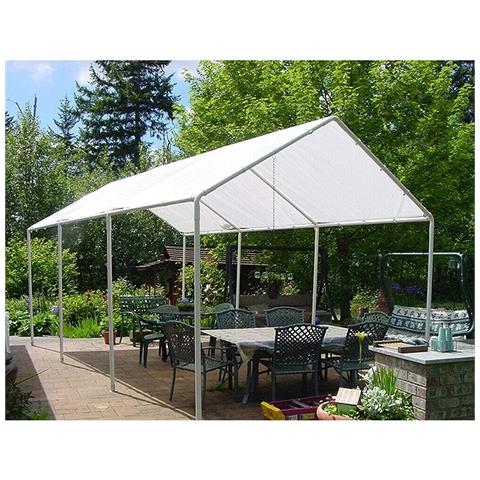 Gazebo Da Esterno 3x6 Mt Per Auto Box Parcheggio Con Struttura Tubolare In Acciaio - Foto 4