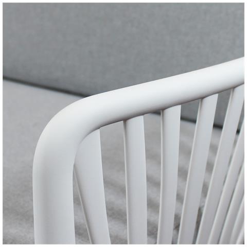 Ash - Divano 2 Posti Da Giardino In Polipropilene - Foto 2