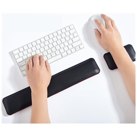 Tastiera E Mouse Ergonomici Con Poggiapolsi Black+red - Foto 1